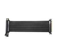 Cavo di prolunga PCIE 4.0, cavo riser PCIE 4.0, per RTX3090ti RTX3090 RTX3070ti RTX3070ti RTX3070 X16, cavo riser GPU ad alta velocità con schermatura EMI flessibile ad angolo retto (300 mm)