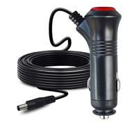 Cavo di prolunga per accendisigari dell'auto, da 12 V 24 V a CC, 5,5 mm x 2,1 mm, interruttore on/off per veicoli, universale, per caricabatterie rapido, sdoppiatore per presa accendisigari, accessori