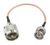 Cavo di prolunga per antenna radio CB PL-259 UHF maschio a spina maschio BNC Cavo coassiale RG316 per