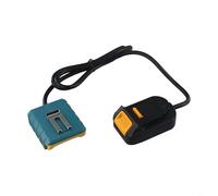 Cavo di prolunga per batteria, 18/20 V, adattatore massimo per utensili elettrici, design compatto, montaggio a parete (per DeWalt)