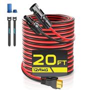 Cavo di Prolunga per Carica Solare con Connettore Solare a Gibbab, Cavo Adattatore Gibbab per Pannello Solare, Batteria LiFePO4, Stazione di Potenza Portatile RV e Generatore Solare Ecoflow