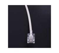 Cavo di prolunga per connettore telefonico RJ11 da 3 pezzi, 10 m, bianco
