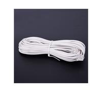 Cavo di Prolunga per Connettore Telefonico RJ11 da 4 Pz 10 M Bianca