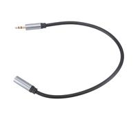 Cavo di Prolunga per Cuffie Adattatore Cavo di Prolunga Placcato Oro da Maschio a Femmina da 3,5 Mm per Autoradio, Home Theater 30 Cm