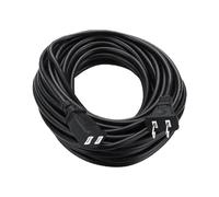 Cavo di prolunga per esterni impermeabile, cavo di prolunga per esterni nero, cavo di prolunga per tutti i tipi di di facile accesso a 2 pin per uso esterno: estensione di dis