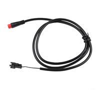 Cavo di prolunga per freno a 2 pin da 830 mm per bicicletta elettrica e scooter, adattatore maschio a femmina con interfaccia SM, filo in PVC nero per aggiornamento parti di bici elettriche (WP