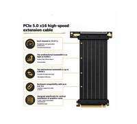 Cavo di Prolunga per GPU PCIE 5.0 X16 Gen5 con Supporto A Triplo Slot, Cavo Riser per Scheda Grafica PCIE 5.0 per Case ITX/ATX.
