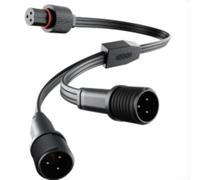 Cavo di prolunga per illuminazione fissa, splitter a Y, compatibile con modelli H705A, H705B, H705C, resistente alle intemperie per un uso a lungo termine (1 femmina, 2 maschio)