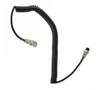 Cavo di prolunga per microfono da maschio a femmina a 8 pin, cavo flessibile nero per radio da 230 cm, adatto per Kenwood per Yaesu per microfono a mano ICOM, uso stazione mobile