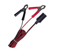 Cavo di prolunga per presa accendisigari da 12 V/24 V, femmina, con clip per batteria