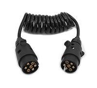 Cavo di prolunga per rimorchio a 7 pin con connettore per presa per rimorchio, cavo di prolunga da 2 m, adattatore per spina per rimorchio, adattatore per rimorchio da 12 V, adattatore per rimorchio