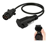 Cavo di prolunga per rimorchio da 7 a 13 pin, adattatore universale da 38 cm per motore di caravan.