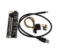 Cavo di Prolunga per Scheda Grafica Pcie V010 Plus 1x a 16x Rame | Connessione Stabile, Trasmissione ad Alta Velocità, Adattatore Ver009s