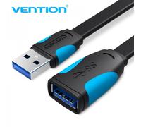 Cavo di prolunga piatto USB 3.0 maschio-femmina Vention - 05 m - Nero e blu