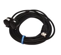 Cavo di prolunga PVC H05VV-F 3G2,5 con distributore a 2 vie 1-50 m