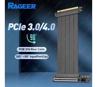 Cavo di prolunga RAGEER PCIe 4.0/3.0 X16, cavo riser ad alta velocità, connettore riser di estensione GPU per RTX 4090/4080/4070/7900XTX