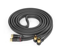 Cavo di prolunga RCA da 2 maschi a 2 femmine, 2 m