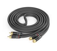 Cavo di prolunga RCA stereo da 2 maschi a 2 femmine