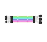 Cavo di prolunga RGB indirizzabile | Cavo RGB con strisce LED al neon diffuse personalizzate | Componenti interni per PC per connettore scheda madre | Cavi con manicotto RGB | duall LED Light
