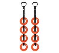 Cavo di prolunga - Robusti di stoccaggio per cavi, tubi e corde, set da 2 pezzi, robusti supporti per cavi per corda, catena luminosa e tubo da giardino con gancio per attrezzi