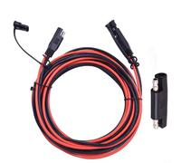 Cavo di prolunga SAE da 12 AWG per la ricarica della batteria con adattatore di polarità, progettato per uso solare e camper (2 metri)