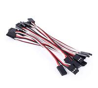 Cavo di prolunga servo quadricottero da 10 pezzi 10 cm JR maschio a maschio