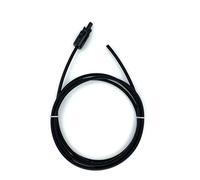 Cavo di prolunga solare a testa singola femmina e maschio da 1 M, 2 M, 3 M, 5 M, 8 M, 10 M, 15 M, 20 M, cavo fotovoltaico da 6/4/2,5 mm2(Black,5M_10AWG 6MM)
