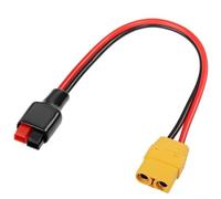 Cavo di prolunga solare da 30 A 12 AWG con connettore per centrali elettriche portatili, facile plug-and-play rosso nero filo per camper campeggio sistemi energetici off-grid