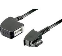 Cavo di prolunga telefonico (analogico) Basetech 1x Spina TAE-F - 1x Presa TAE-F 1500 m nero (BT-1602134) NEW