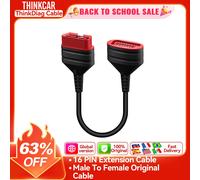 Cavo di prolunga THINKCAR Cavo di prolunga diagnostico OBD2 da 16 pin per Thinkdiag BT200 THINKDAIG MINI THINKDRIVER MUCAR VO7S VO6 VO8
