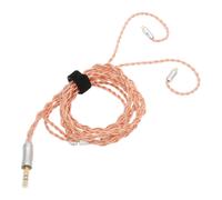 Cavo di prolunga TRS per auricolari cablati HiFi, cavo per auricolari in rame con interfaccia placcata in oro, design intrecciato a 4 fili, buon