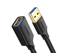 Cavo di prolunga Ugreen USB 3.0 (femmina) - adattatore USB 3.0 (maschio) - 1m - nero