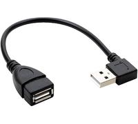Cavo di prolunga USB 2.0 da maschio a femmina per tastiera Cavo di prolunga USB di ricarica dati a gomito Cavo di trasferimento dati USB 2.0 Estensione Cabto Femmina Cavo dati USB Cavo di ricarica per