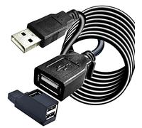 Cavo di prolunga USB 2.0 lungo con hub, cavo di prolunga da USB maschio a femmina, prolunga per trasferimento dati cavo USB, connettore USB per unità flash USB / disco rigido