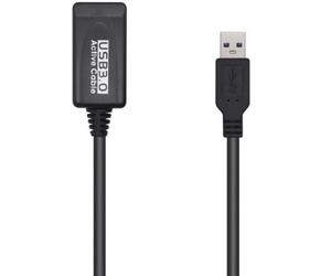 Cavo di prolunga USB 3.0 AISENS A105-0525 amplificatore 5m 625Mbps nero