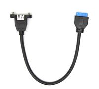 Cavo di prolunga USB 3.0 da connettore a 20 pin a femmina con velocità di 5 Gbps e supporto Plug and Play per schede madri Asus Strix Z270 con