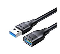 Cavo di prolunga USB 3.0 da tipo A maschio a femmina per un trasferimento dati veloce, adatto per console di gioco e altro ancora.