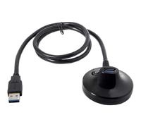 Cavo di prolunga USB 3.0 facile e veloce da installare con base, conduttori resistenti alla corrosione, cavo flessibile e resistente, connettore in