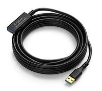 Cavo di prolunga USB 3.0 per ripetitore attivo da 20 piedi, cavo di prolunga da maschio a femmina di tipo A con un booster di segnale Smart Chip per stampante, Xbox, Webcam, VR, ecc