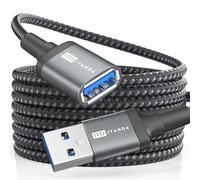 Cavo di prolunga USB 3.0 tipo A maschio a femmina ITANDA 5 Gbps trasferimento dati per tastiera, mouse, Playstation, Xbox, Flash Drive, stampante, fotocamera e altro (3,5 m)