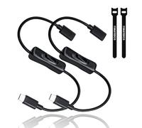 Cavo di prolunga USB C, USB2.0 di tipo C, da maschio a femmina, con interruttore on/off, caricatore di alimentazione, supporto trasferimento dati per dispositivi di interfaccia di tipo C, telefoni