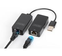 USB Extender, USB 2.0, 50 m for use with Cat5/5e/6 (UTP, STP or SFT) cable
