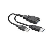Cavo di prolunga USB3.0 maschio a femmina adatto per il trasferimento simultaneo dei dati e la fornitura di energia tramite cavo di trasferimento dati di collegamento tipo Y
