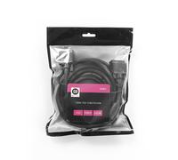 Cavo di prolunga VGA maschio/femmina 5m nero - con ferrite - full HD venduto in SACHET con guaina da 8 mm - Nouvo