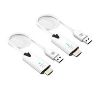 Cavo di prolunga wireless HDMI compatibile con 5G da 30 m, trasmettitore e ricevitore audio-video, adattatore per display per