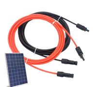 Cavo di Prolungamento per Pannelli | Cavo Solare per Estensioni Fotovoltaiche - Design Protettivo e Stabile per Impianti Auto Casa e Utilizzo Esterno con Lunghezza 1 Metro
