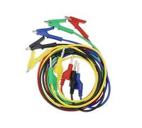 Cavo di prova da 4 mm, con sonda di prova a banana e morsetto a coccodrillo, 1 m, 1 pezzo(Green)