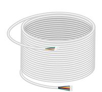 Cavo di Rame Flessibile a 5 Conduttori, Cavo Rotondo di Rame di 35m 0,5mm² per di Videocitofonia