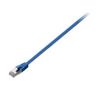 V7 Cavo Cat6 schermato STP blu da RJ45 maschio a RJ45 maschio 2m 66ft