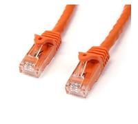 StarTech.com Cavo di rete Cat 6 - Cavo Patch Ethernet Gigabit arancione antigroviglio da 2m